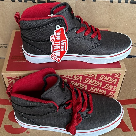 Vans Atwood Textile Black/Chili Pepper/White WMNS - Picture 2 of 16